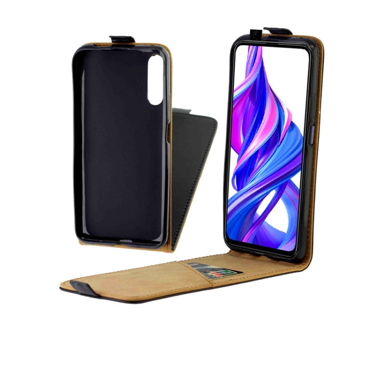 Custodia in pelle TPU verticale con slot carte Galaxy A70