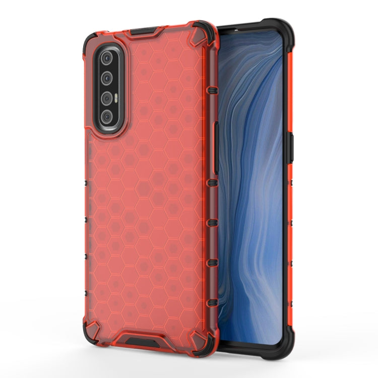 Per OPPO Reno3pro Custodia antiurto per PC a nido d'ape + TPU, For OPPO Reno 3 Pro