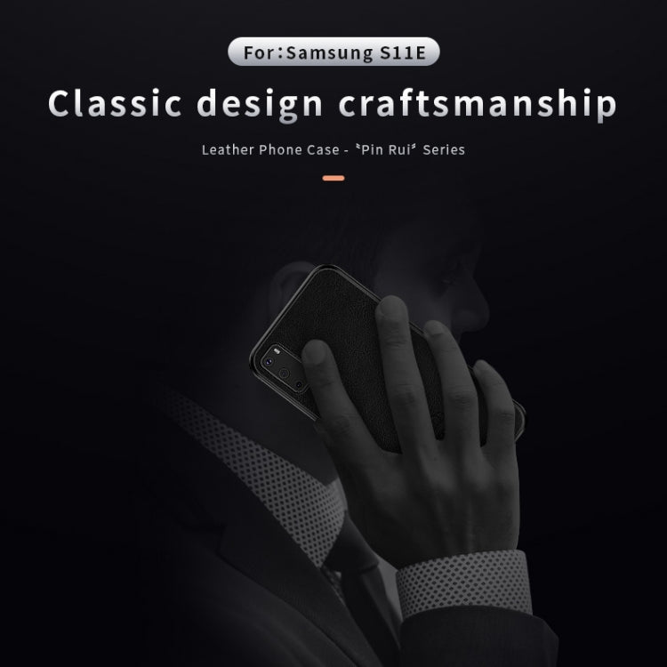 Custodia in pelle PC TPU per Samsung Galaxy S20+