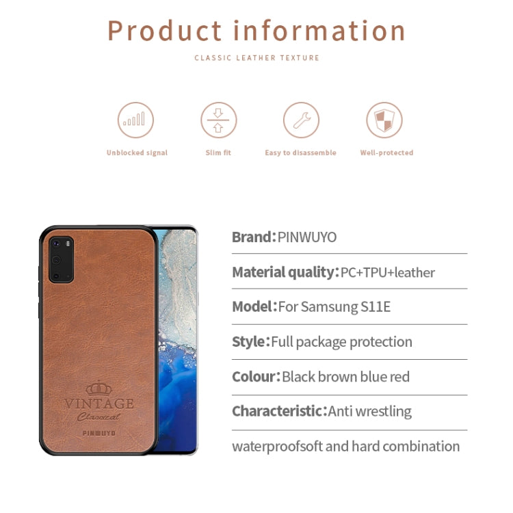 Custodia in pelle PC TPU per Samsung Galaxy S20+