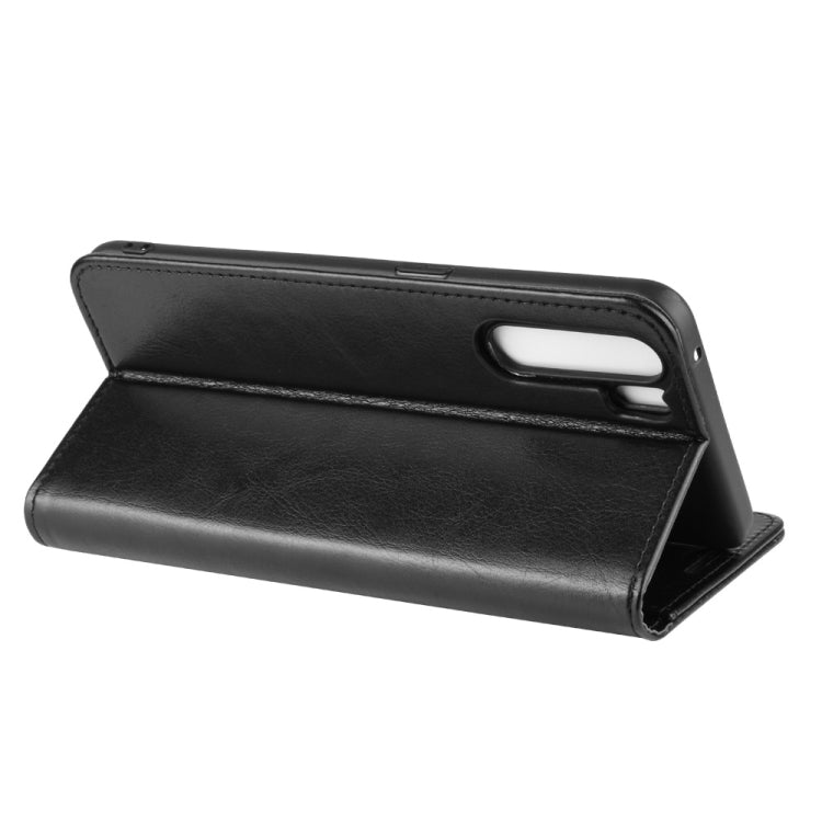 Per OPPO A91 R64 Texture Custodia in pelle PU a vibrazione orizzontale singola con supporto e slot per schede e portafoglio e cornice per foto, For OPPO A91