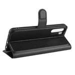 Per OPPO A91 Custodia in pelle PU con vibrazione orizzontale Litchi Texture con supporto e slot per schede e portafoglio, For OPPO A91