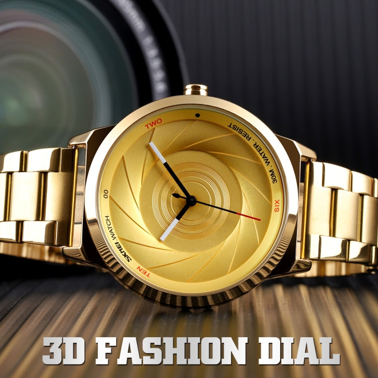 Skmei 9210 Orologio da Polso Uomo Oro Impermeabile