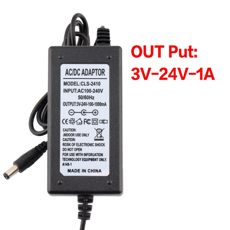 Adattatore alimentazione regolabile CA a CC 3-24V 2A