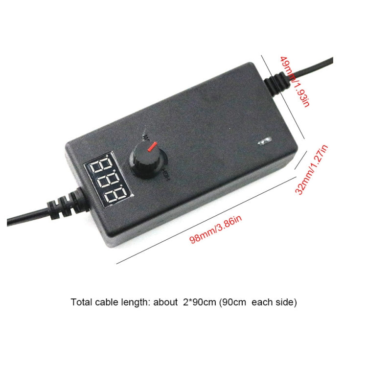 Adattatore alimentazione regolabile CA a CC 3-24V 2A