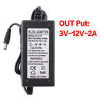 Adattatore alimentazione regolabile CA a CC 3-24V 2A