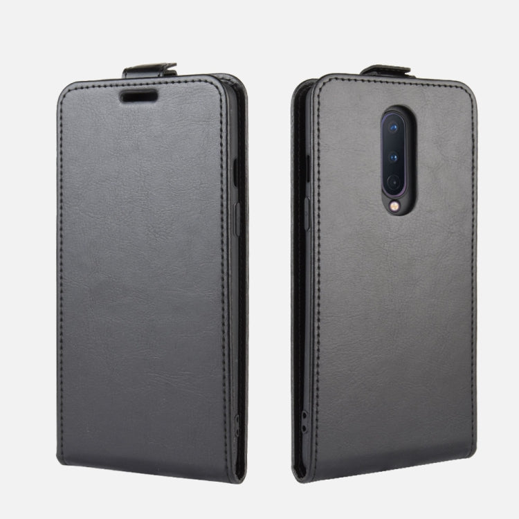 Per OnePlus 8 OnePlus 8 R64 Texture Custodia protettiva in pelle a vibrazione verticale singola con slot per schede e cornice per foto, For OnePlus 8