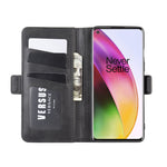 Per OnePlus 8 Custodia in pelle a vibrazione orizzontale con fibbia magnetica a doppio lato con supporto, slot per carte e portafoglio, For OnePlus 8