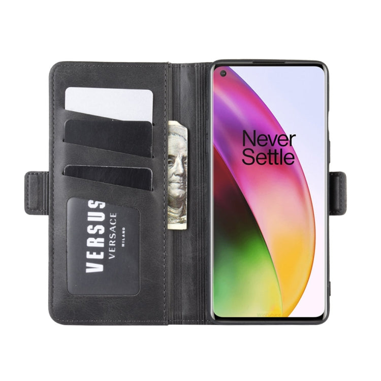 Per OnePlus 8 Custodia in pelle a vibrazione orizzontale con fibbia magnetica a doppio lato con supporto, slot per carte e portafoglio, For OnePlus 8
