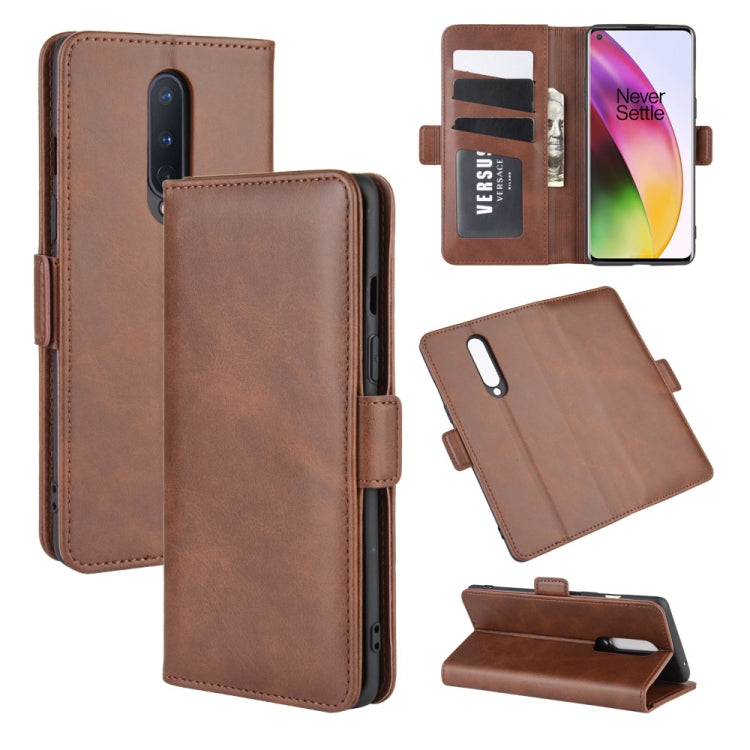Per OnePlus 8 Custodia in pelle a vibrazione orizzontale con fibbia magnetica a doppio lato con supporto, slot per carte e portafoglio, For OnePlus 8