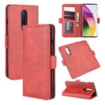 Per OnePlus 8 Custodia in pelle a vibrazione orizzontale con fibbia magnetica a doppio lato con supporto, slot per carte e portafoglio, For OnePlus 8