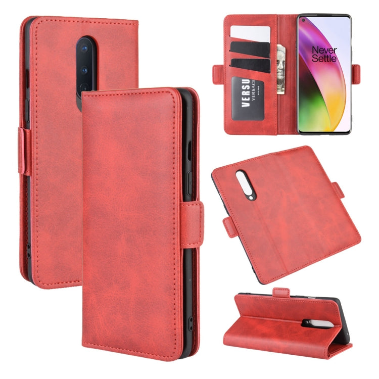 Per OnePlus 8 Custodia in pelle a vibrazione orizzontale con fibbia magnetica a doppio lato con supporto, slot per carte e portafoglio, For OnePlus 8