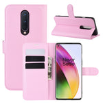 Per OnePlus 8 Litchi Texture Custodia protettiva a vibrazione orizzontale con supporto, slot per schede e portafoglio, For OnePlus 8