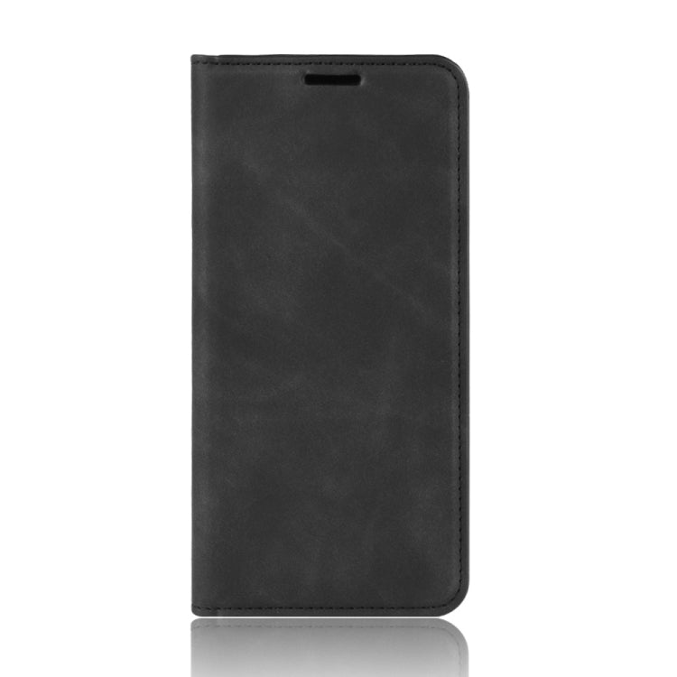 Per OPPO Realme 6 Pro Custodia in pelle con ventosa magnetica per affari retro-pelle con supporto e slot per schede e portafoglio, For OPPO Realme 6 Pro