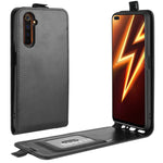 Per OPPO Realme 6 Pro R64 Texture Custodia protettiva in pelle a vibrazione verticale singola con slot per schede e cornice per foto