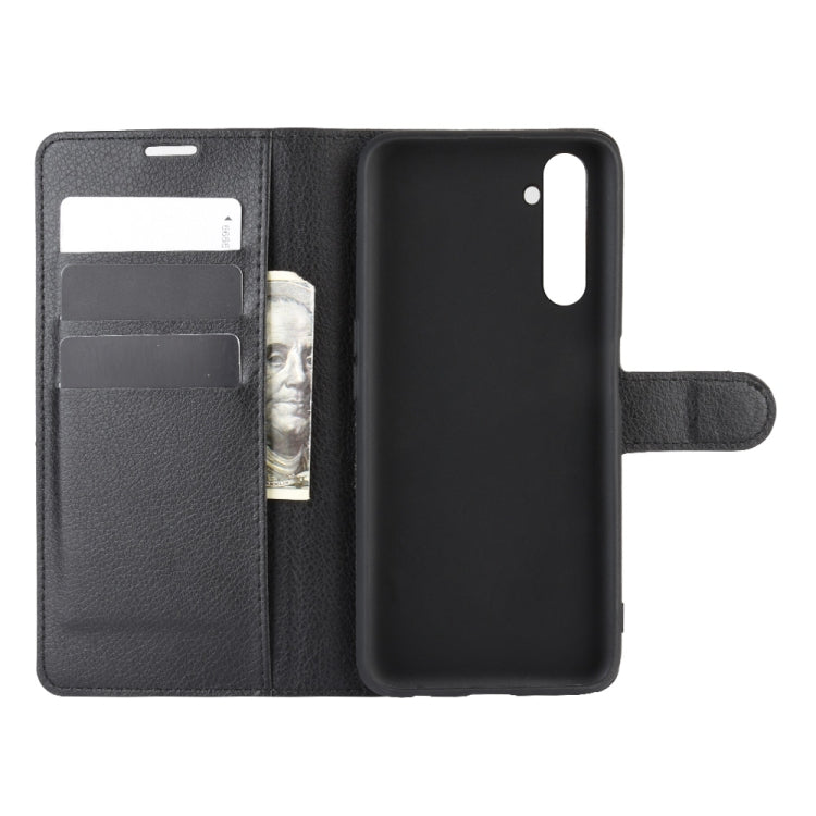 Per OPPO Realme 6 Pro Litchi Texture Custodia protettiva a vibrazione orizzontale con supporto e slot per schede e portafoglio, For Realme 6 Pro, For OPPO Realme 6 Pro
