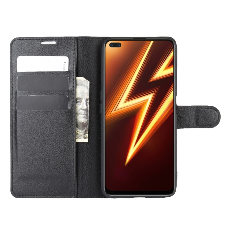 Per OPPO Realme 6 Pro Litchi Texture Custodia protettiva a vibrazione orizzontale con supporto e slot per schede e portafoglio, For Realme 6 Pro, For OPPO Realme 6 Pro