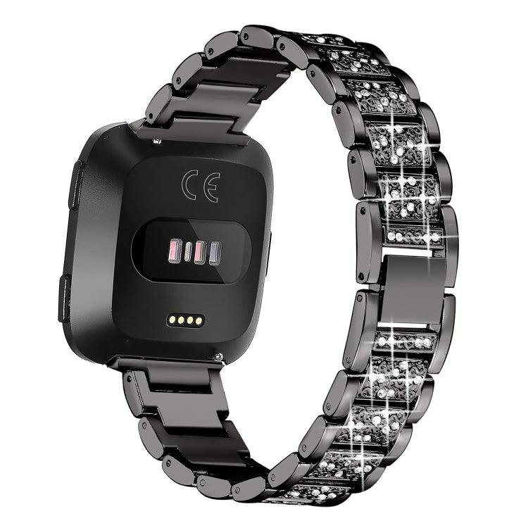 Per Huami 1/Huami 2/Ticwatch1/Ticwatch Pro/Samsung Galaxy Watch 46mm/Samsung S3/Huawei Watch2 Pro/Huawei GT/Huawei Glory Magic Full Diamond Modelli con inserto in metallo Cinturino universale da 22 mm, Black, Silver, Gold, Rose Gold