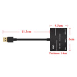 Lettore schede USB 3.0 a XQD e SD Onten 5212B