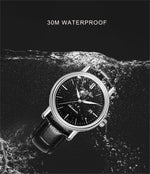 Orologio meccanico automatico uomo 41mm impermeabile