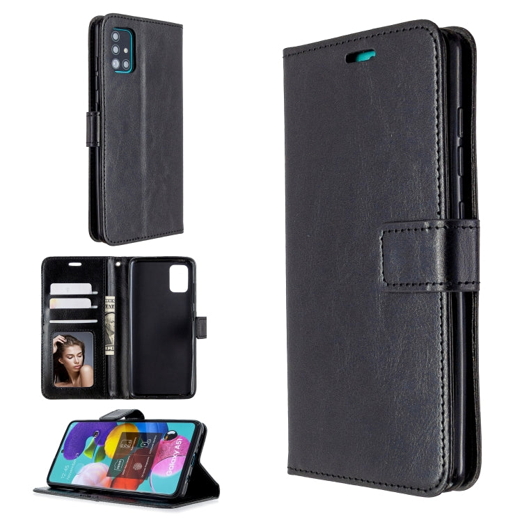 Custodia in pelle per Samsung Galaxy A51 con supporto