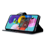 Custodia in pelle per Samsung Galaxy A51 con supporto