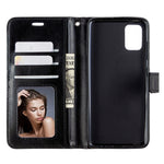 Custodia in pelle per Samsung Galaxy A51 con supporto