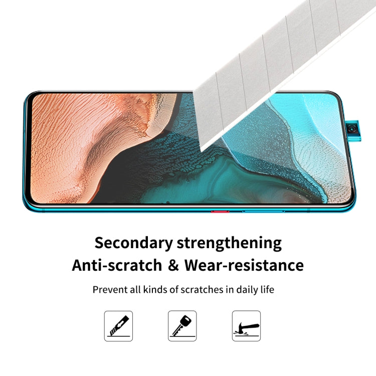 2 PZ ENKAY Hat-Prince Full Glue 0.26mm 9H 2.5D Pellicola a copertura totale in vetro temperato, For Xiaomi Redmi K30/K30 Pro, For Xiaomi Redmi Note 9/Note 9 Pro