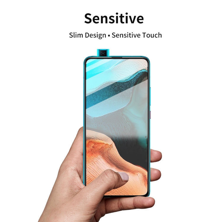 5 PZ ENKAY Hat-Prince Full Glue 0.26mm 9H 2.5D Pellicola a copertura totale in vetro temperato, For Xiaomi Redmi K30/K30 Pro, For Xiaomi Redmi Note 9/Note 9 Pro