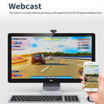 Webcam Full HD 1080P con microfono integrato USB