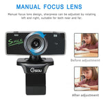 Webcam HD USB con microfono integrato e cancellazione rumore