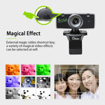 Webcam HD USB con microfono integrato e cancellazione rumore