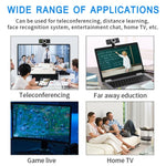 Webcam HD USB con microfono integrato e cancellazione rumore