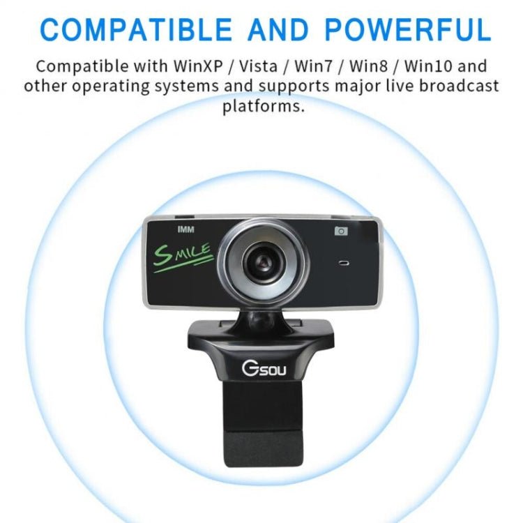 Webcam HD USB con microfono integrato e cancellazione rumore
