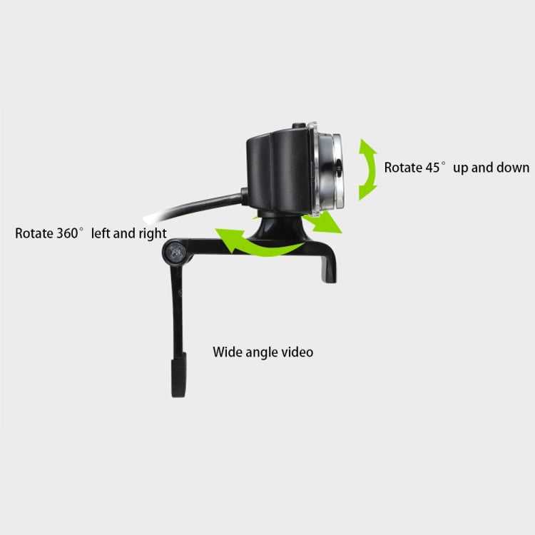 Webcam HD USB con microfono integrato e cancellazione rumore