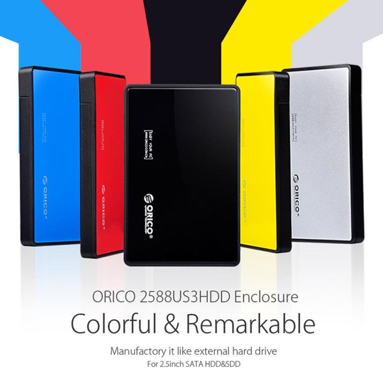 Custodia per disco rigido 2,5" USB 3.0 ORICO 2588US3-V1