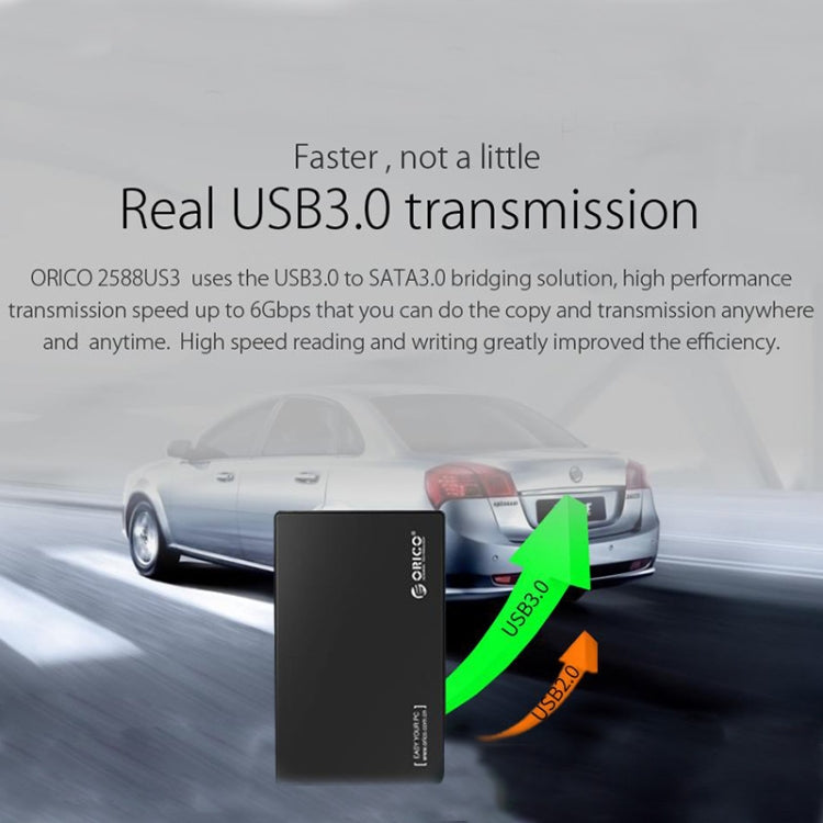 Custodia per disco rigido 2,5" USB 3.0 ORICO 2588US3-V1