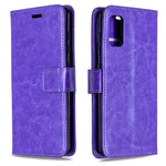 Custodia portafoglio in pelle per Samsung Galaxy A41