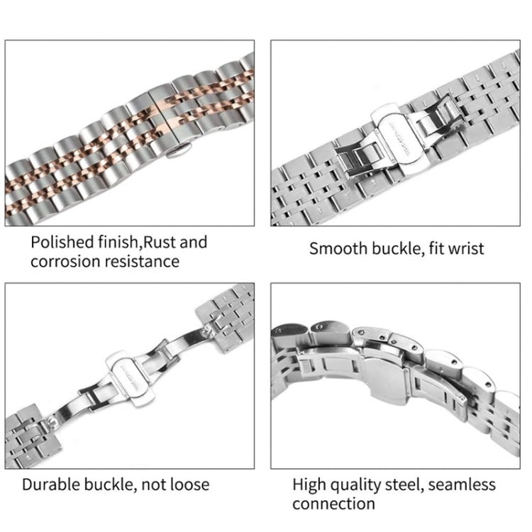 22mm Per Huawei Watch GT2e GT2 46mm Sette cinturini in acciaio inossidabile