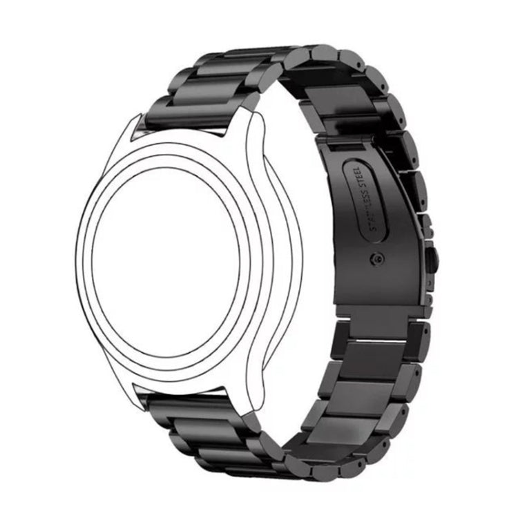 22mm per Huawei Watch GT2e GT2 46mm Tre cinturini in acciaio inossidabile con fibbia piatta