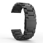 22mm per Huawei Watch GT2e GT2 46mm Tre cinturini in acciaio inossidabile con fibbia piatta