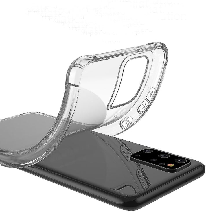 Per Huawei Honor X10 5G Custodia per telefono in TPU trasparente ultra sottile anti-caduta a quattro angoli