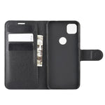 Per Google Pixel 4a Litchi Texture Custodia protettiva a vibrazione orizzontale con supporto, slot per schede e portafoglio, For Google Pixel 4a