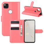 Per Google Pixel 4a Litchi Texture Custodia protettiva a vibrazione orizzontale con supporto, slot per schede e portafoglio, For Google Pixel 4a