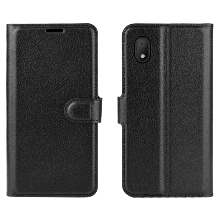 Per alcatel 1B (2020) Custodia protettiva a vibrazione orizzontale Litchi Texture con supporto e slot per schede e portafoglio, For alcatel 1B (2020)
