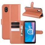 Per alcatel 1B (2020) Custodia protettiva a vibrazione orizzontale Litchi Texture con supporto e slot per schede e portafoglio, For alcatel 1B (2020)