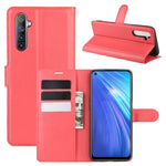 Per OPPO Realme 6 Litchi Texture Custodia protettiva a vibrazione orizzontale con supporto e slot per schede e portafoglio, For OPPO Realme 6, For OPPO  Realme 6