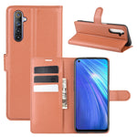 Per OPPO Realme 6 Litchi Texture Custodia protettiva a vibrazione orizzontale con supporto e slot per schede e portafoglio, For OPPO Realme 6, For OPPO  Realme 6