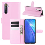 Per OPPO Realme 6 Litchi Texture Custodia protettiva a vibrazione orizzontale con supporto e slot per schede e portafoglio, For OPPO Realme 6, For OPPO  Realme 6