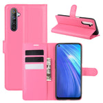 Per OPPO Realme 6 Litchi Texture Custodia protettiva a vibrazione orizzontale con supporto e slot per schede e portafoglio, For OPPO Realme 6, For OPPO  Realme 6